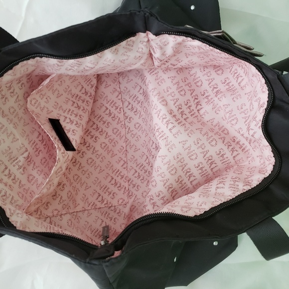 Bath and Body Works Black & Silver Tote - Picture 2 of 4